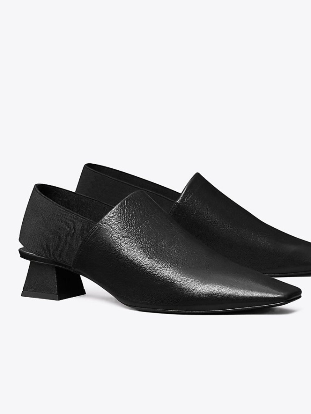 Tory Burch Square-Toe Brown Leather Slingback Mules Size 7.5 NWOT - Picture 7 of 7